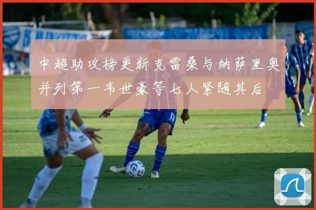 中超助攻榜更新克雷桑与纳萨里奥并列第一韦世豪等七人紧随其后
